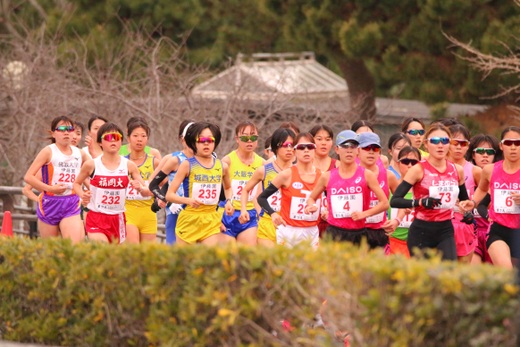 2024日本学生女子ハーフマラソン　兼子、金子、白木