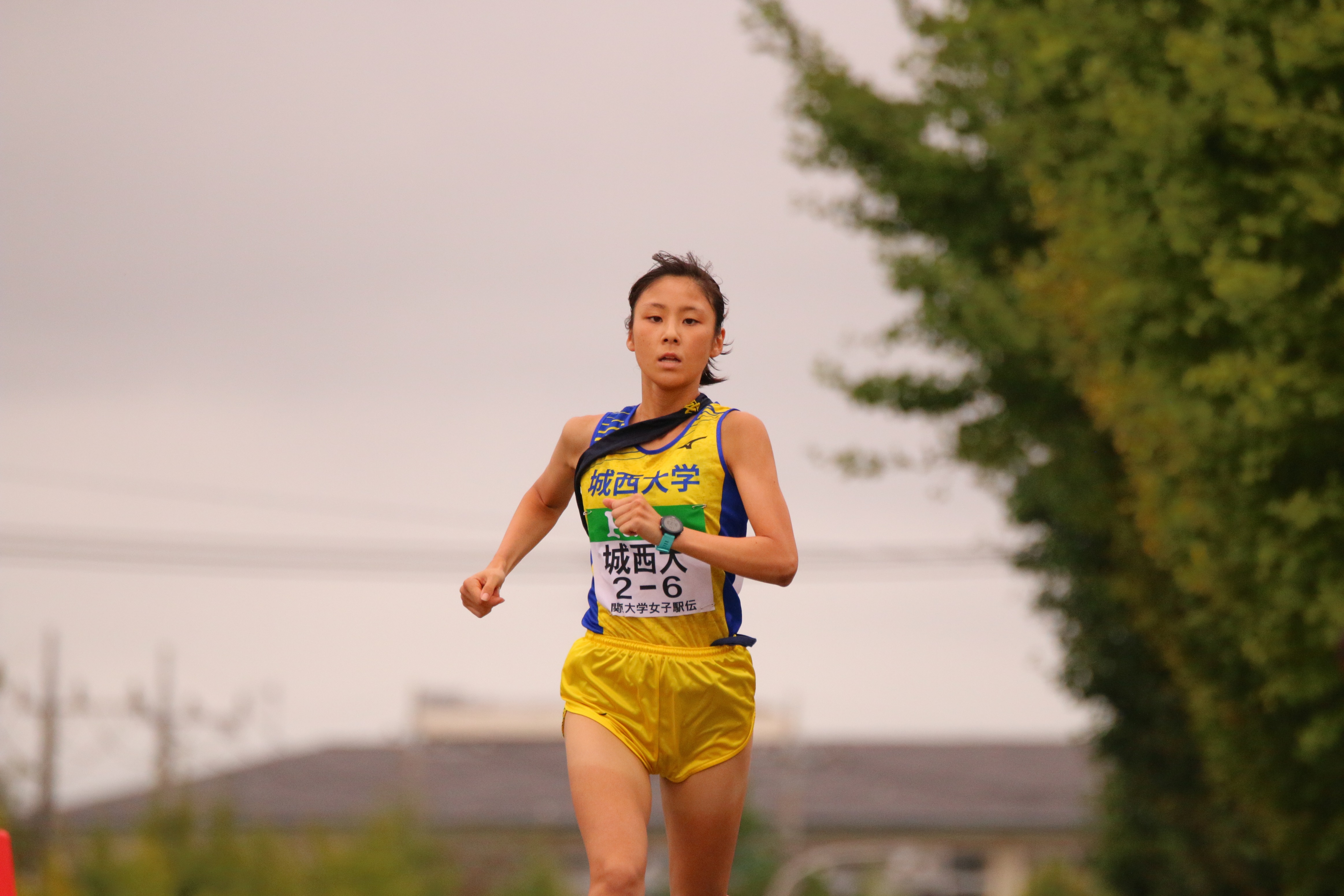 関東大学女子駅伝　6区沖田梨花　①