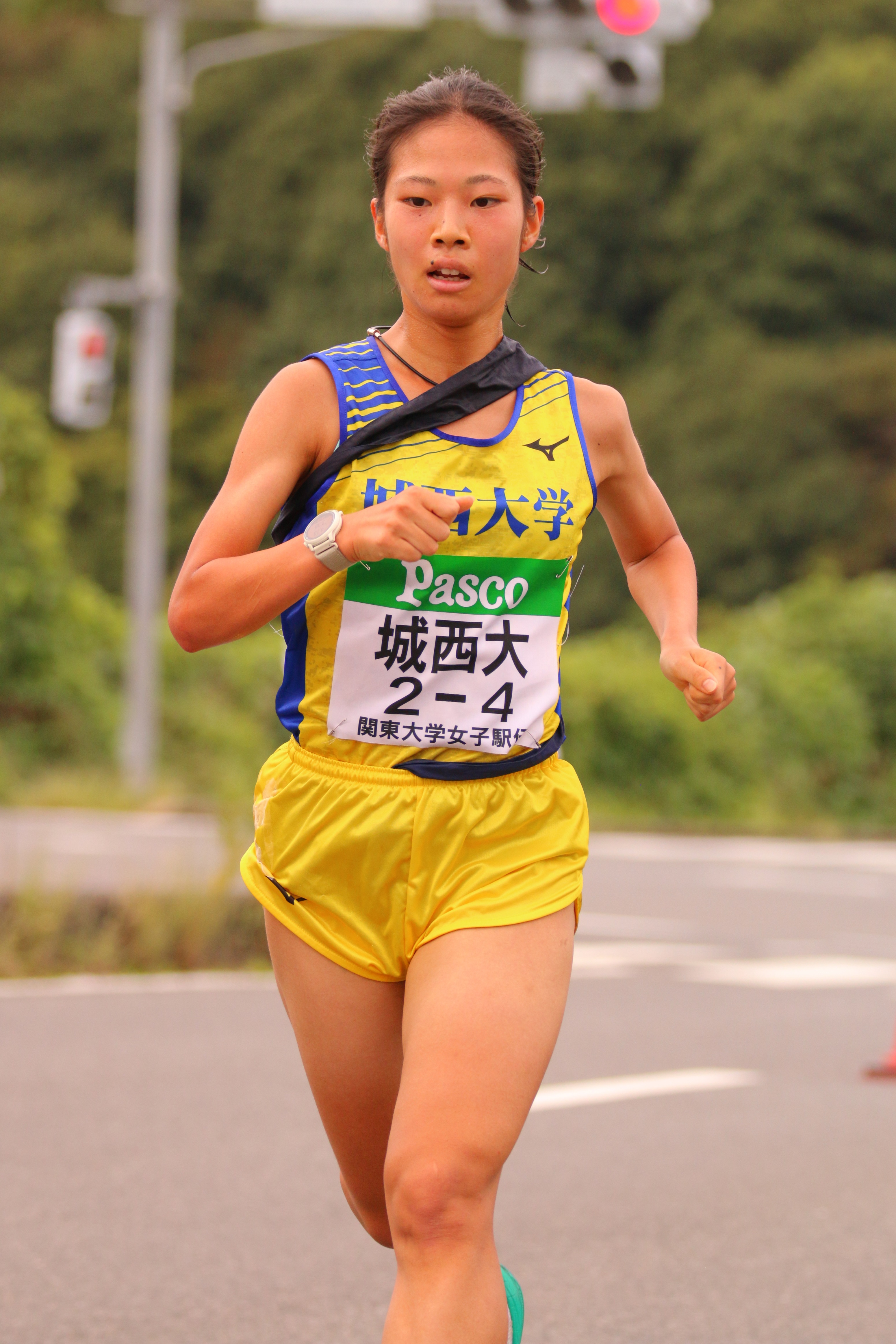 関東大学女子駅伝　4区白木ひなの　②