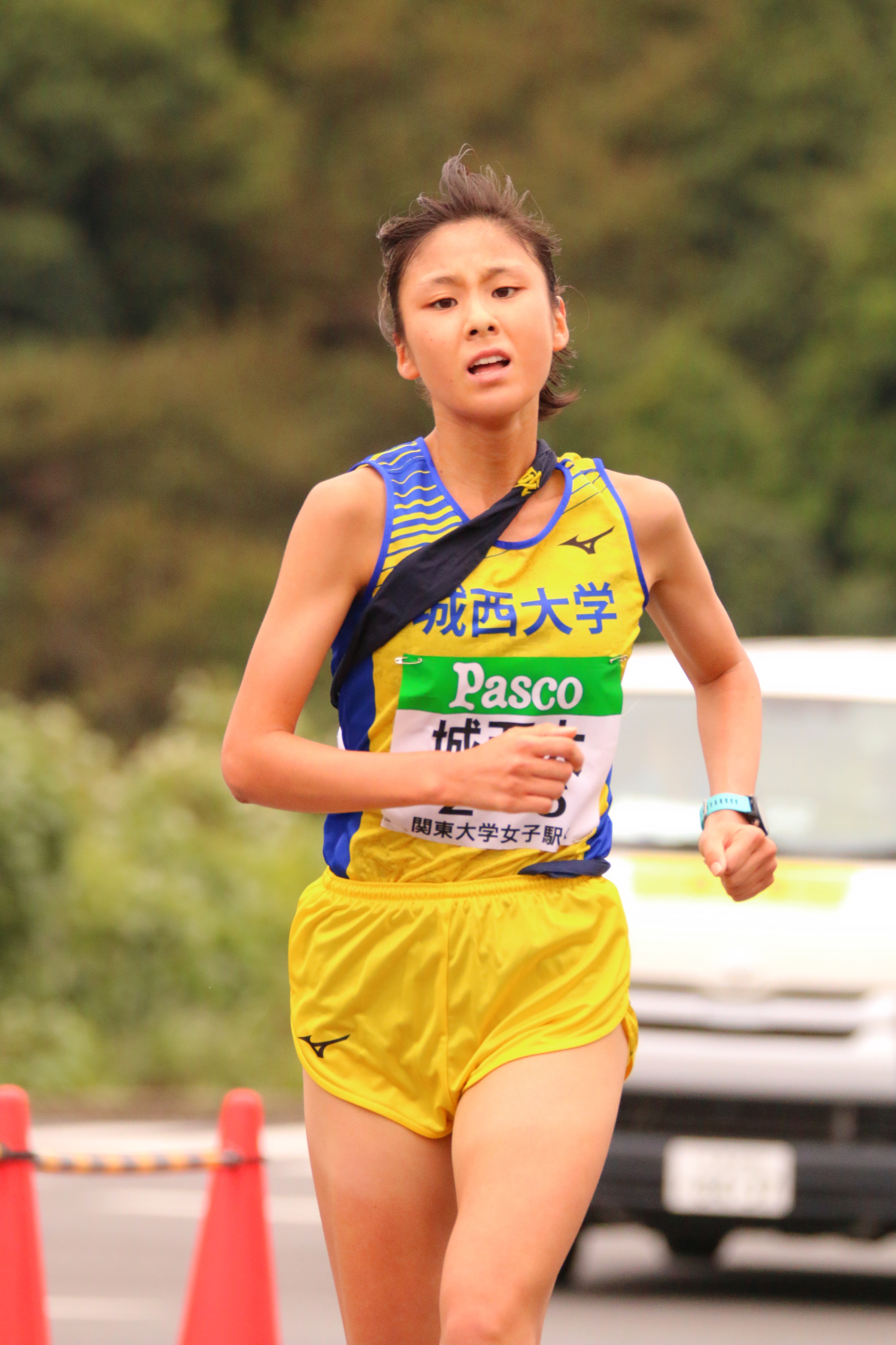 関東大学女子駅伝　6区沖田梨花　②